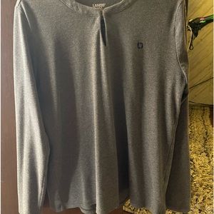 Chase Bank Lands End Keyhole Long Sleeve